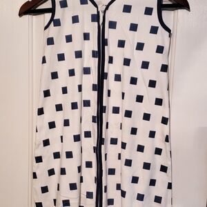 Yoofoss Baby Sleep Sack – Size 12–18 Months  Navy and White Sleeveless Dress